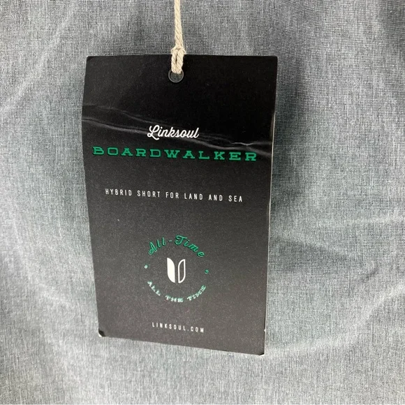 NWT LINKSOUL LINK SOUL Solid Boardwalker Short Grey 31 - Picture 4 of 7